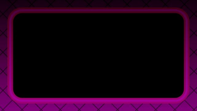 simple abstract pop frame loop animation background