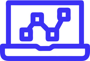 Fototapeta premium data graph chart svg icon