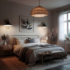 luxury hotel bedroom