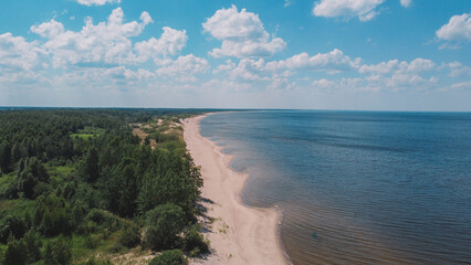 An Aerial view of Baltic Sea