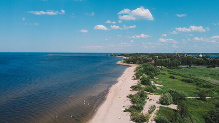 An Aerial view of Baltic Sea