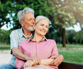 woman man senior couple happy retirement together elderly dreaming relaxation thinking active vitality imagination romance daydreaming thoughtful dream hug bonding