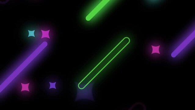 pop geometric shape line pattern abstract loop background