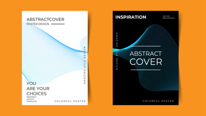 Creative Brochure Layout. Isolated Flyer Design. Set of poster Template. Business Presentation. Book Cover. Banner, branding, card, Flyer. Advertising. Leaflet. Newsletter. Catalog. Handbill