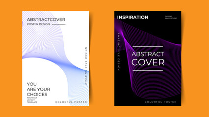 Creative Brochure Layout. Isolated Flyer Design. Set of poster Template. Business Presentation. Book Cover. Banner, branding, card, Flyer. Advertising. Leaflet. Newsletter. Catalog. Handbill