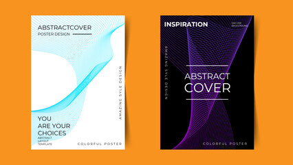 Creative Brochure Layout. Isolated Flyer Design. Set of poster Template. Business Presentation. Book Cover. Banner, branding, card, Flyer. Advertising. Leaflet. Newsletter. Catalog. Handbill