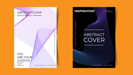 Creative Brochure Layout. Isolated Flyer Design. Set of poster Template. Business Presentation. Book Cover. Banner, branding, card, Flyer. Advertising. Leaflet. Newsletter. Catalog. Handbill