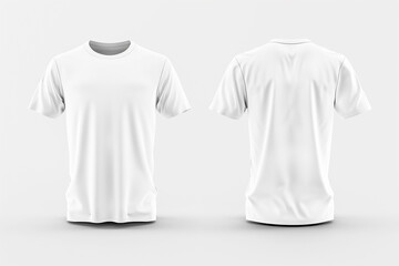 A white shirt with a black collar and a white stripe down the center