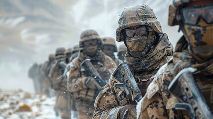 Fototapeta premium fuerzas especiales elite militares 