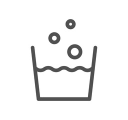 Health and hygiene related icon outline and linear vector.	
