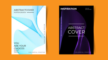 Creative Brochure Layout. Isolated Flyer Design. Set of poster Template. Business Presentation. Book Cover. Banner, branding, card, Flyer. Advertising. Leaflet. Newsletter. Catalog. Handbill