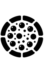 Pizza SVG, Food SVG, Fast Food SVG, Italian pizza SVG, Pizza Silhouette, Pizza Vector, Pizza Clipart, Cut file for Cricut SVG, JPG, PNG