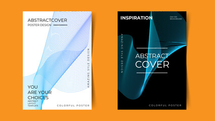 Creative Brochure Layout. Isolated Flyer Design. Set of poster Template. Business Presentation. Book Cover. Banner, branding, card, Flyer. Advertising. Leaflet. Newsletter. Catalog. Handbill