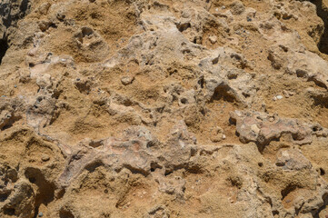 Rocky texture background with copy space for design. Web banner.