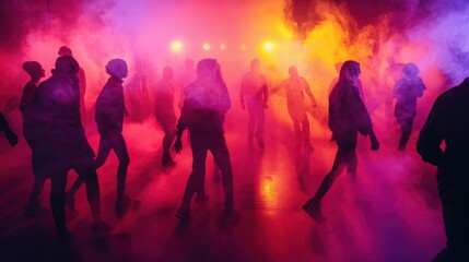 The Dancing Party Crowd