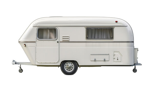 recommend clip art: Vintage caravan side view clip art
