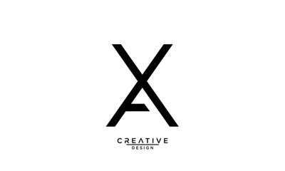 AX, XA, A, X, Abstract Letters Logo Monogram