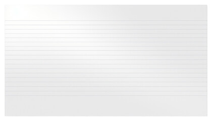 PNG Blank lined index card illustration