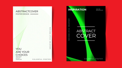 Modern gradient poster background vector set. Minimalist style cover template with vibrant perspective 3d geometric prism shapes collection. card, brochure, social media, cover, banner, flyer