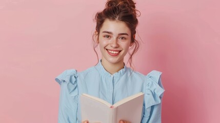Obraz premium The Woman with Book