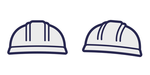 グレー,ヘルメットの帽子_セット