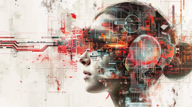 Modern business team collaborating using connection technologies, diverse group of professionals engaging with mixed media devices in a bright office environment, emphasizing digital communication and