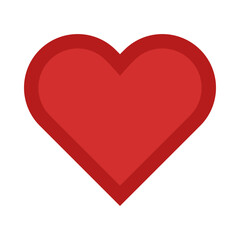 Heart flat icon