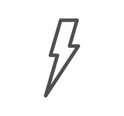 Electric and energy related icon outline and linear vector.	
