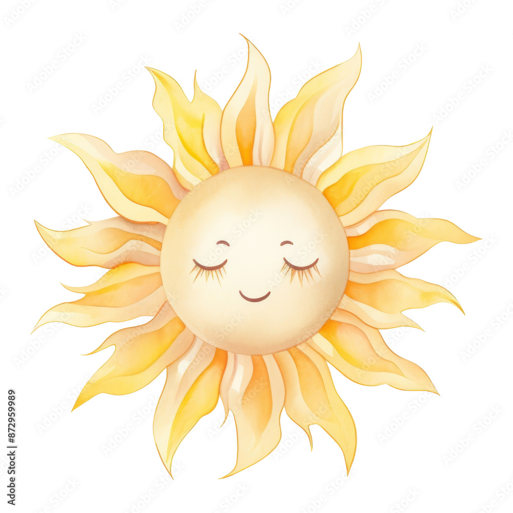 Sticker png sun nature accessories creativity.