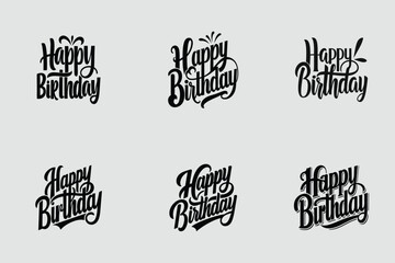 Fototapeta premium Happy Birthday vector art illustration