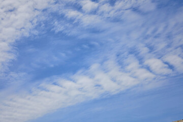 Blue sky with clouds