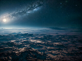 night sky with stars