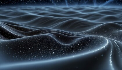 Gravitational waves, disturbances that alter the curvature of spacetime, highlighting the intricate relationship between quantum physics and the cosmos.