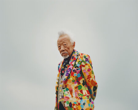 Asian Grandfather Ai Generated