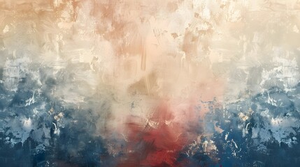Obraz premium Abstract Watercolor Background - Blue, Red and Beige.