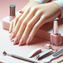 Nail salon, beauty parlor, manicure, pedicure