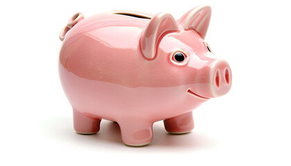 Fototapeta premium Piggy bank isolated on white
