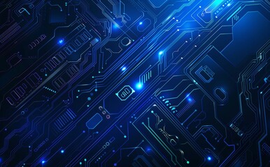 A texture pattern representing an abstract digital circuit, a technology innovation concept for a design background