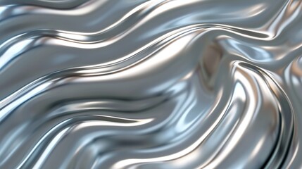 Fototapeta premium Sleek Metallic Elegance - A Modern Design Element with Subtle Shine