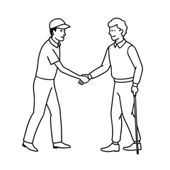 Golfer coloring pages for coloring book