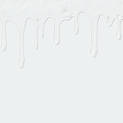 icicles on a white background