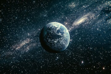 Obraz premium Earth in Outer Space