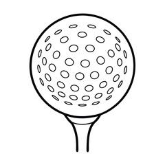 Golfer coloring pages for coloring book
