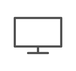 Electronic and device related icon outline and linear vector.	
