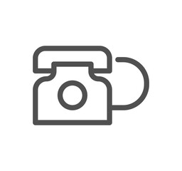 Electronic and device related icon outline and linear vector.	
