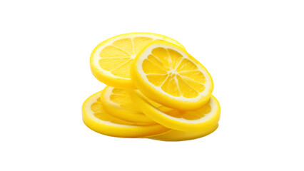 Piece of lemons cutout