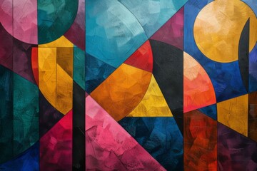Fototapeta premium Abstract Geometric Art