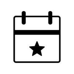 favorite day icon, modern vector isolated on white background.