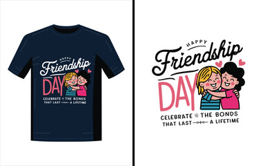International Friendship Day Celebration Vector: Youthful Togetherness, Happy Connections, and Forever Friends – Creative Design with Teacups, Simple Food Objects, and Classic Mug Illustrations