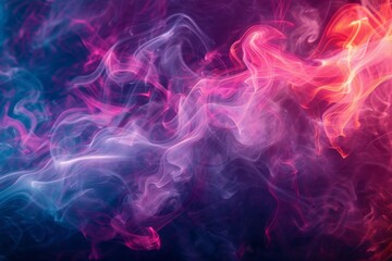 Colorful Smoke Abstract Background